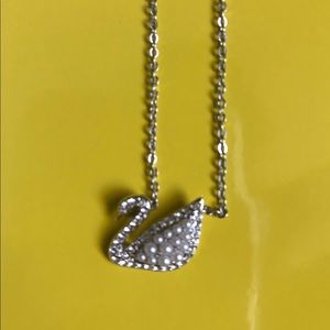 Swarovski Swan Charm necklace